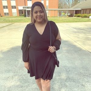 Black dress - plus size